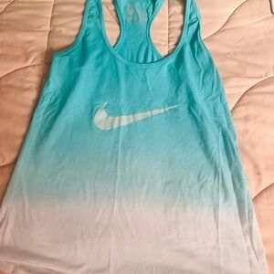 Nike Women's Ombre Blue Tank Top